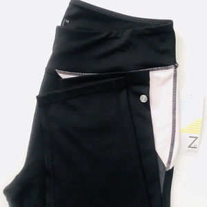 Z By Zella Pants, Women's Size 1x, Black/Grey/Pink